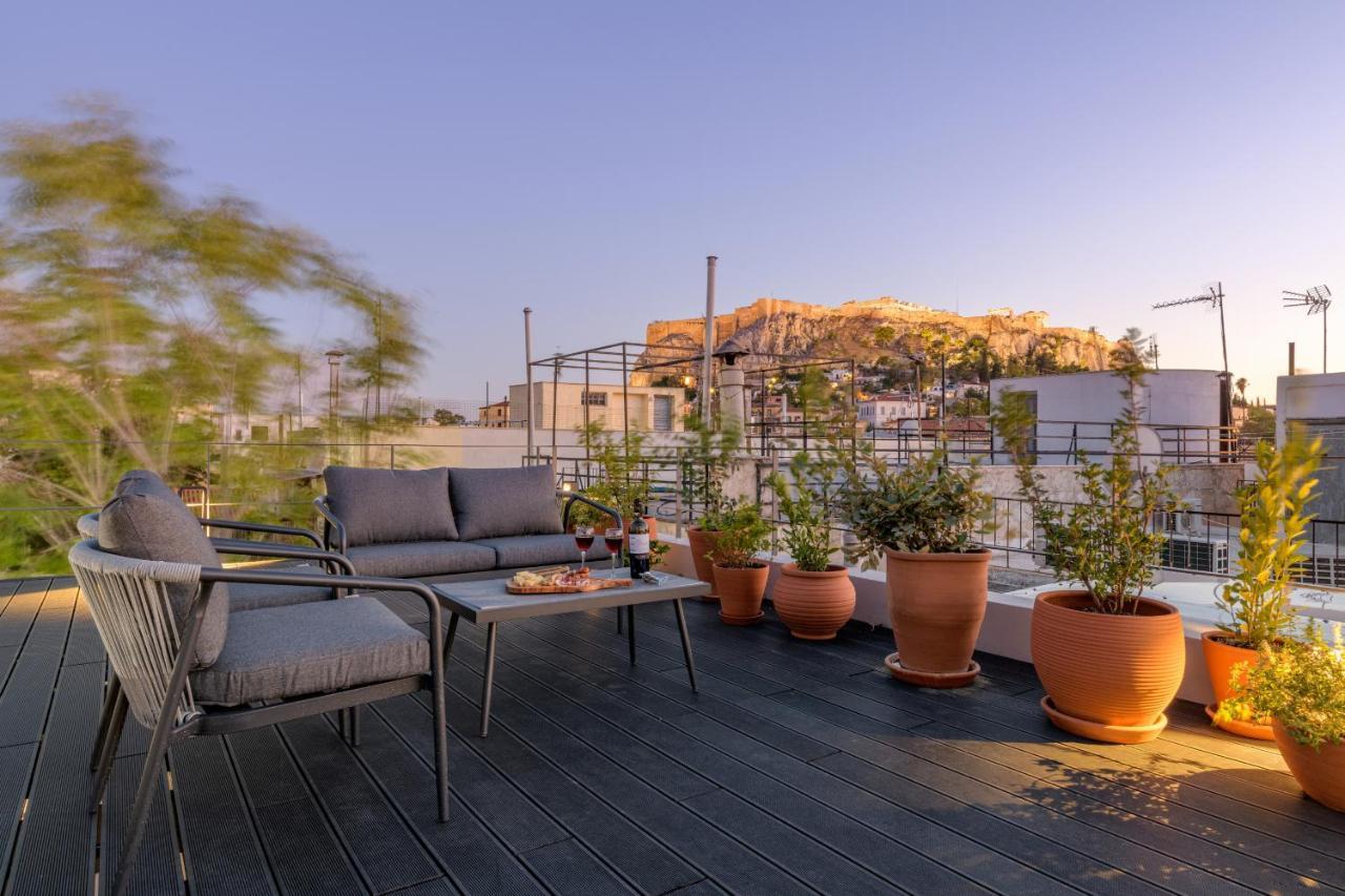 Meno Suite With Private Terrace - Jaccuzzi, Acropolis View 아테네 외부 사진