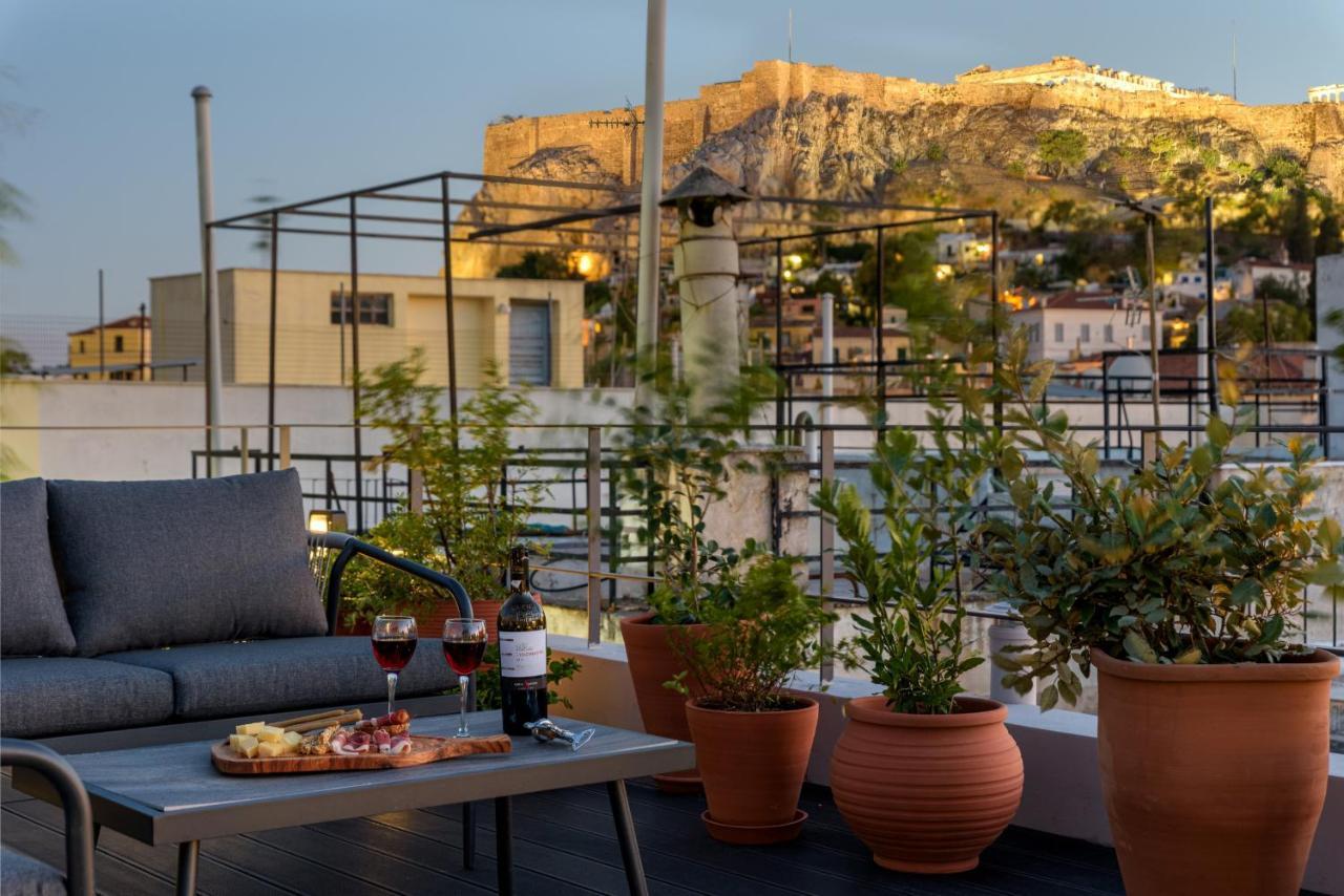 Meno Suite With Private Terrace - Jaccuzzi, Acropolis View 아테네 외부 사진
